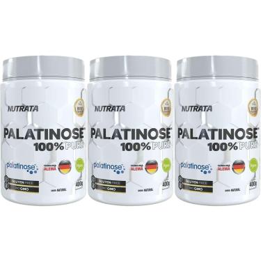 Imagem de Kit 3X Palatinose - 400g Natural - Nutrata-Masculino