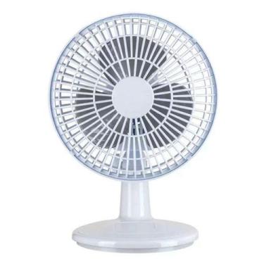 Imagem de Ventilador Mini Turbo 20cm Turbão 20W  Mesa e Parede, 220V, Branco