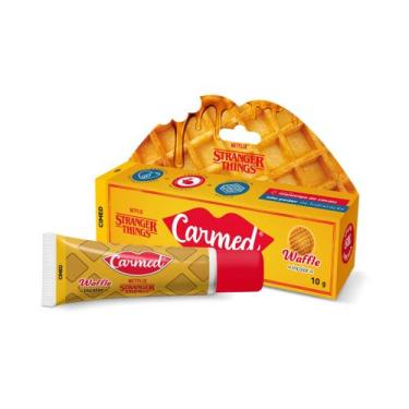Imagem de Carmed Creme Hidratante Protetor Labial Stranger Things Waffle 10g