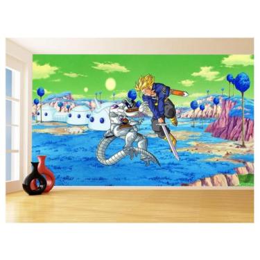 Imagem de Papel De Parede Dragon Ball Goku Vegeta Anime 3,5M Dbz426 - Você Decor