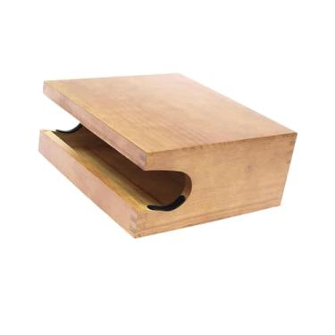 Imagem de KiBcsLic Suporte de Parede para Bicicletas, Suporte de Parede de Madeira para Bicicletas, Elegante E Fácil de Instalar para Uso Interno, Suporte de Armazenamen, Cor Madeira