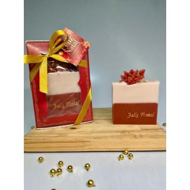 Imagem de Sabonete Vegetal de Natal Cereja e Avelã Presente Natalino