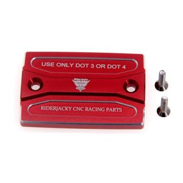 Imagem de Riderjacky Tampa do reservatório de fluido do freio dianteiro da motocicleta para Yamaha MT07 MT09 MT-10 MT-03 MT-01 MT-09 Tracer XSR700 XSR 900 FZ1 FZ6 FZ8 FAZER TDM 900 Super Tenere XJR1300 FJR1300