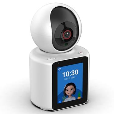 Imagem de abá Eletrônica Smart Wi-Fi 1080p com Tela 2.8”, Sensor de Movimento, Visão Noturna, Áudio Bidirecional, Alertas Inteligentes, Rotação PTZ 350°, Armazenamento em Nuvem e Cartão – Monitoramento Completo