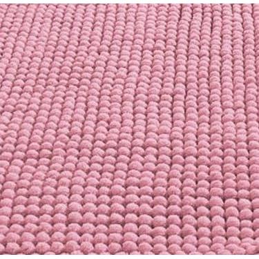 Imagem de Kit Tapete Banheiro Antiderrapante 40x60 Microfibra Bolinha Macarrão,tapete absorvente,absorvente e durável para casa (4,Rosa)