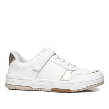 Imagem de Tenis Pegada Feminino em Couro Branco 212607-01-Feminino