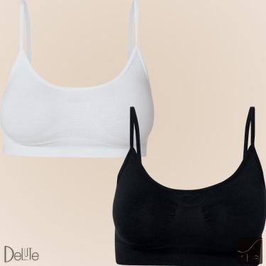 Imagem de Kit Com 2 Tops Nadador She Lingerie Feminino Sem Bojo Ajustável-Feminino
