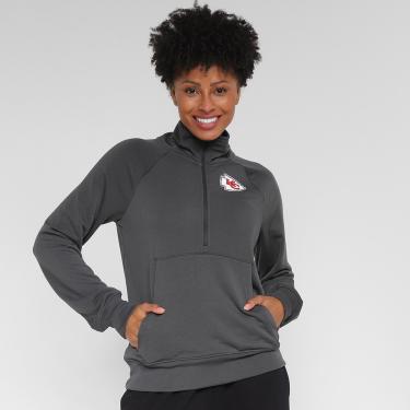 Imagem de Moletom NFL Kansas City Chiefs Nike Dri Fit Gola Alta Feminino-Feminino