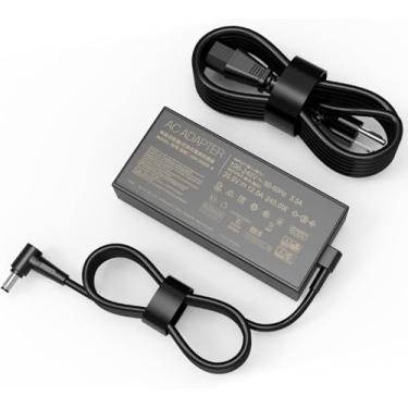 Imagem de Carregador de laptop de 240 W compatível com Asus ROG Zephyrus G14 G15 M16 GA401 GA402 GA503 GU603 TUF Gaming F17 F15 A17 A15 FX706 FX505 FX506 FA706 FA506 A20-20-20 40P1A Adaptador de energia para