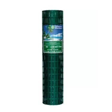 Imagem de Tela Revestida Tellacor Morlan 100 x 50mm Fio 2,50mm 1,50 x 25m Verde