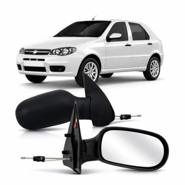 Imagem de Par Retrovisor Palio Fire Siena 2004 a 2010 4 Portas Com Controle