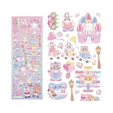 Imagem de Adesivos De Papelaria Coreanos Bobobo Em Estilo Cartoon Para Caderno, 