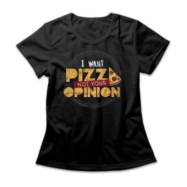 Imagem de Camiseta Studio Geek I Want Pizza Feminino-Feminino