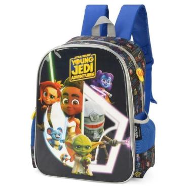 Imagem de Mochila de Costas Infantil Escolar Star Wars Yong Jedi-Unissex