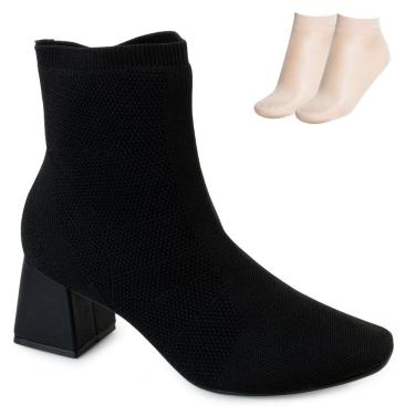 Imagem de Bota Cano Curto Bebecê e Meia BC23-T44142