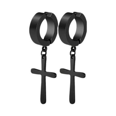 Imagem de Conjunto De Brincos Magnéticos Unissex Em Aço Inoxidável, Brincos Fals