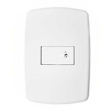 Imagem de Interruptor Pulsante Para Campainha Com Placa 4x2 - Dc-8100-3 - Dicompel