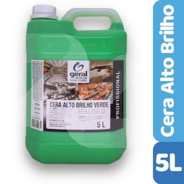 Imagem de Cera Alto Brilho Pisos Madeira Ardósia Laminado  - 5 Litros - Geral Qu