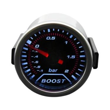 Imagem de Manômetro LCD 12V 2 Em 1: Medidor De Temperatura Da Água, RPM Do Turbo