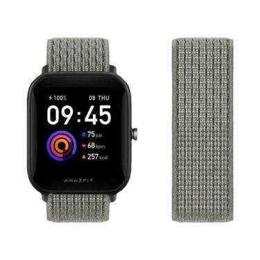 Imagem de Pulseira De Nylon De 20mm 22mm Para Amazfit GTS GTR 4-3-2-2e-Mini Bip 
