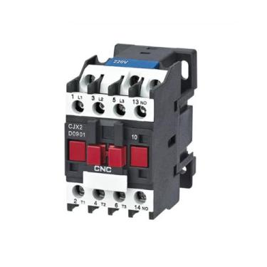 Imagem de Contator trifásico tripolar cjx2-d 1210 220v 12a - CNC