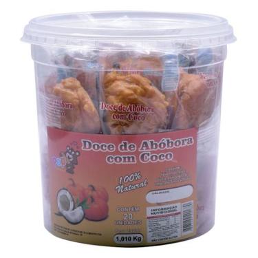 Imagem de Doce Abóbora Coco 100% Natural Pote 20 Unidades Pop Mirassol