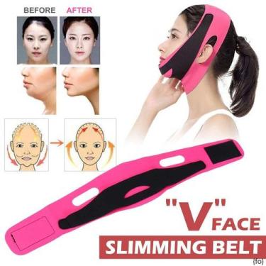 Imagem de Cinta Facial de Compressão Diária V-Line - Máscara Face Lifting para R