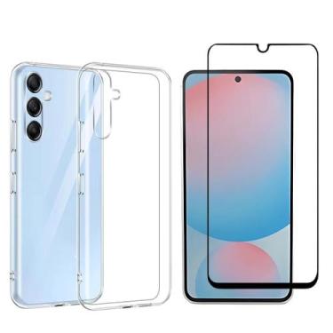 Imagem de Kit Capa Anti-Shock + Película 3D Premium Para Galaxy A56 5G - Blance