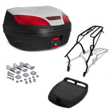 Imagem de Baú Bauleto 52 Litros Para Moto Com Bagageiro Honda Biz 125 2011 2012 