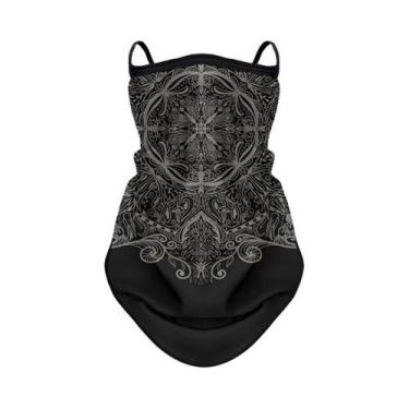 Imagem de Máscara Protetora Solar Retrô Anti-UV Para Ciclismo De Verão, Lenço De