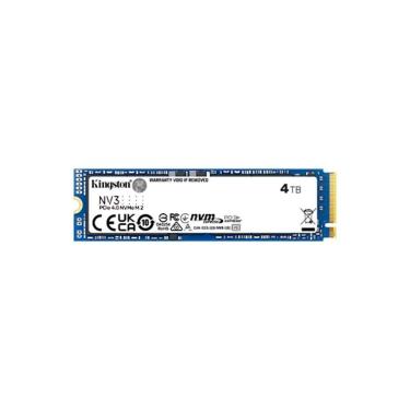 Imagem de SSD Kingston NV3, 4TB, M.2 2280, PCIe 4.0 x4, NVMe, Leitura 6000 MB/s Gravação 5000 MB/...