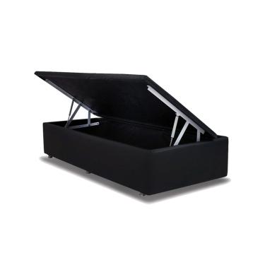 Imagem de Cama Box Baú Solteiro Universal Courano Black (88x188x39) - Ortobom