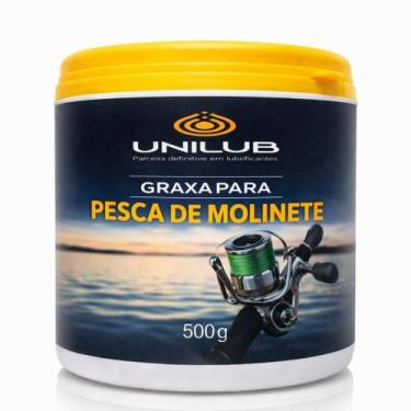 Imagem de Graxa sintética de pesca de molinete - 500g premium - UNILUB