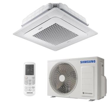 Imagem de Ar-Condicionado Split Inverter Cassete 18000 BTUs Samsung WindFree Quente e Frio AC018D...