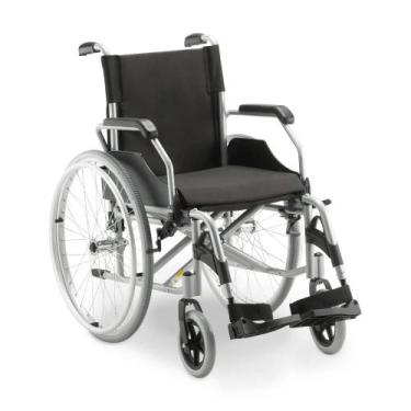 Imagem de Cadeira de Rodas em Alumínio Dobrável até 120 Kg D600 Dellamed