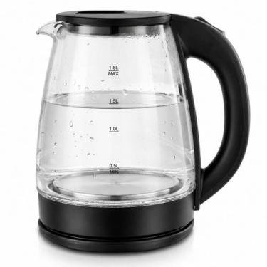 Imagem de Chaleira Elétrica de Vidro 1,8L 1000W 127V Base Removível - Seven Home