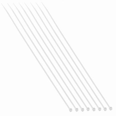 Imagem de Abraçadeira de Nylon 4.8x400mm 100 Unidades 8640 para Organizar Fios e Cabos Branca Brasfort