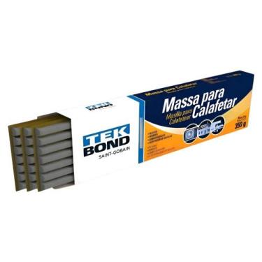 Imagem de Massa Calafetar Filetes Cinza 350g Tekbond