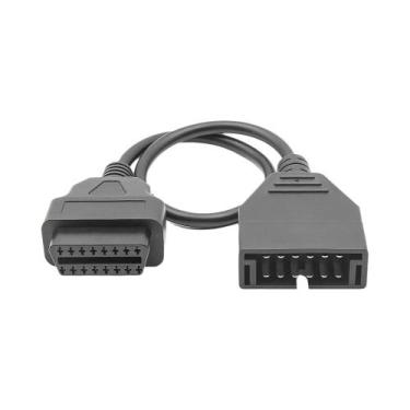 Imagem de Cabo Adaptador Universal OBD1 Para OBD2 De 12 Pinos Para 16 Pinos Para