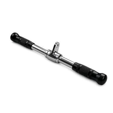 Imagem de Barra Reta para Pulley Barra Reta para Triceps Alta Resistência Ideal para Crossover Prata Athletic 60CM Estrutura