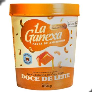 Imagem de Pasta de Amendoim Gourmet Protein 450g La Ganexa, Doce de Leite