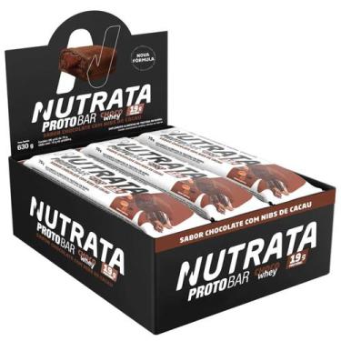 Imagem de Nutrata protobar chocolate 19g proteína 70g 9un