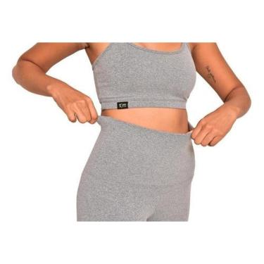 Imagem de Calça Legging Less Now Cós Alto Compressão Fitness Feminina-Unissex