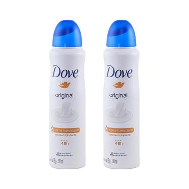 Imagem de Kit Com 2 Desodorante Aerosol Dove Original 89G