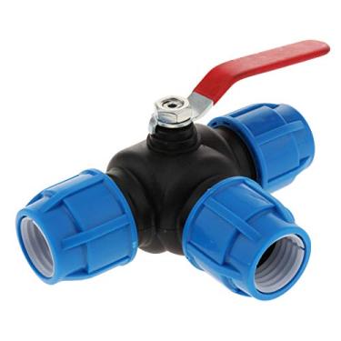 Imagem de Fenteer 32/40 mm com tubo de válvula acoplador de tubo de irrigação adequado para ferramentas de jardinagem, núcleo de aço de 32 mm