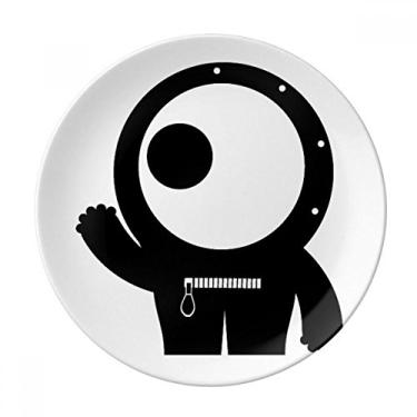 Imagem de Prato alienígena Monstro Cyclops Alienígena Decorativo Porcelana Salver Prato de Jantar