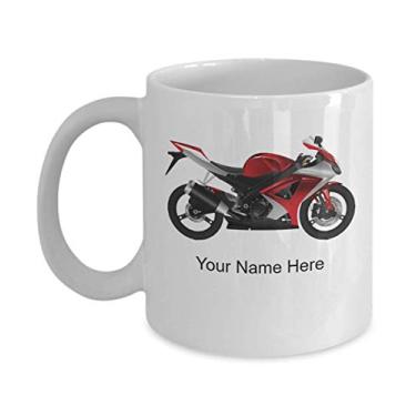 Imagem de Caneca de motocicleta personalizada – ideia de presente para amantes de motocicleta – copo de motocicleta personalizado – caneca de café de 325 ml