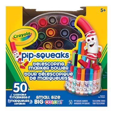 Imagem de Crayola Telescópico Pip-Squeaks Marker Tower, 50/ST, não tóxico, AST