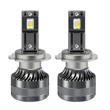 Imagem de Faróis de carro LED IP68 à prova d'água 120W faróis de carro LED 6500K 12000LM 9005 9006 H1 H4 H7 H11 10-32V faróis de LED 2pcs