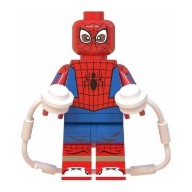 Imagem de Miles Morales Boneco Blocos De Montar Aranha Aranhaverso